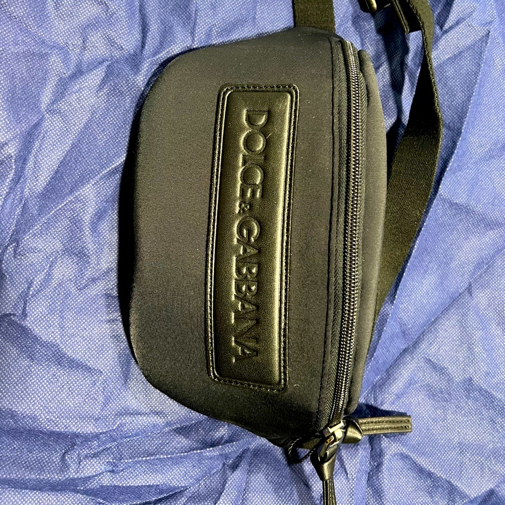 Cute Dolce and Gabbana waist bag in black. Never used before